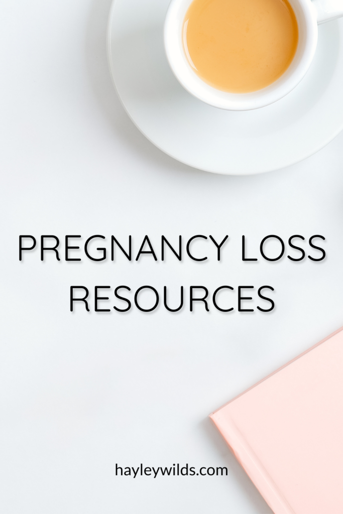 pregnancy loss resources
