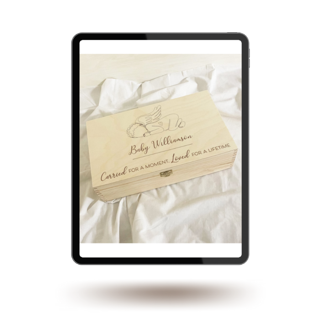 baby loss pregnancy loss keepsake memory box